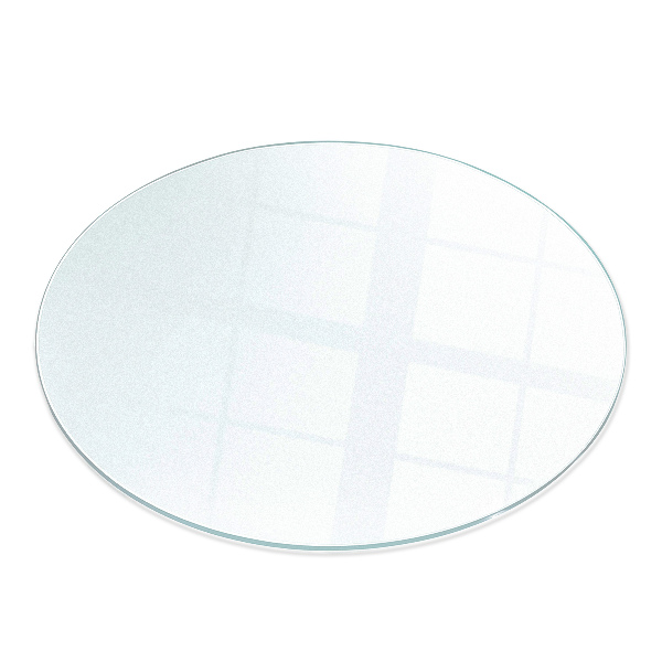 Lastra sotto camino tonda semitrasparente fi100 cm