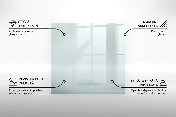 Vetro sotto stufa 120x80 cm