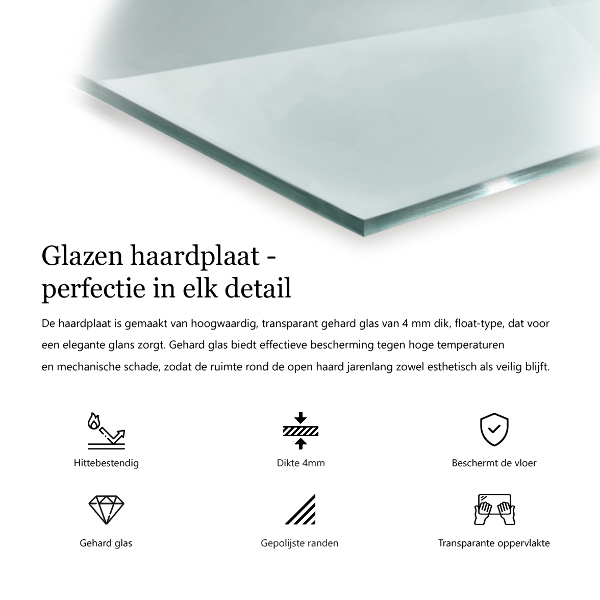 Vetro sotto stufa 140x70 cm