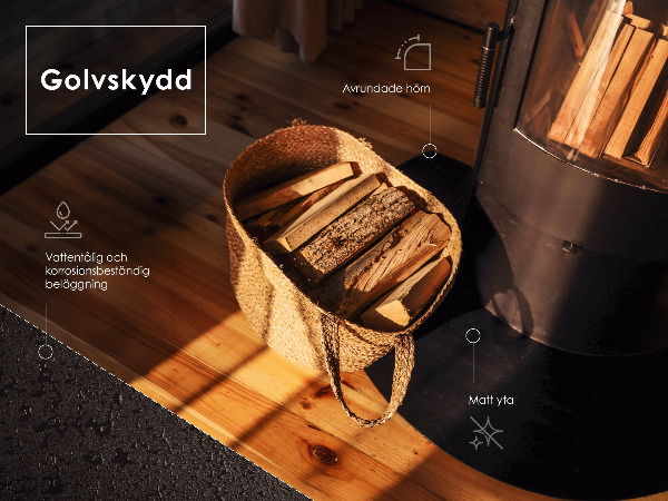 Lastra sotto stufa 100x80 cm