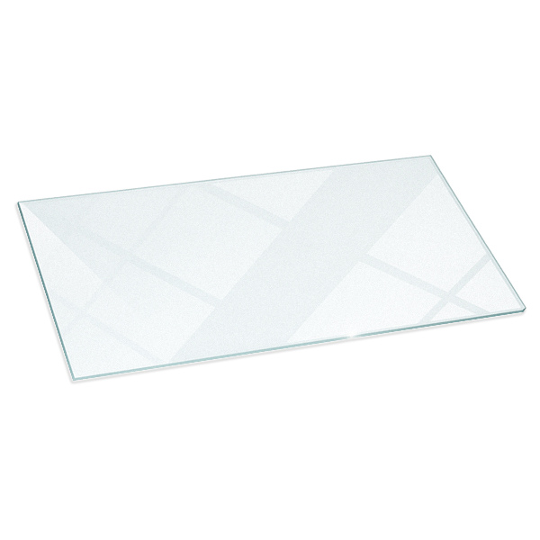 Vetro sotto stufa rettangolare semitrasparente 100x50 cm