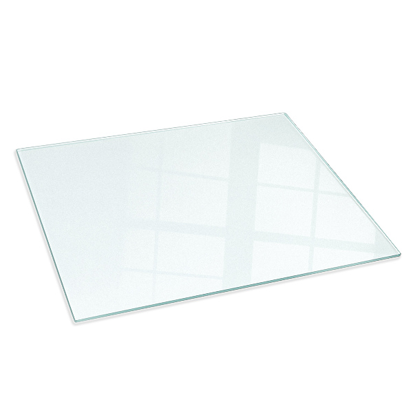 Vetro sotto stufa rettangolare semitrasparente 100x70 cm