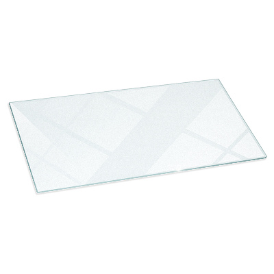 Vetro sotto stufa rettangolare semitrasparente 120x60 cm