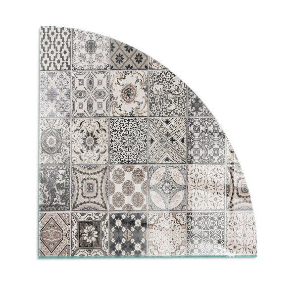 Vetro sotto il camino Motivi decorativi per piastrelle