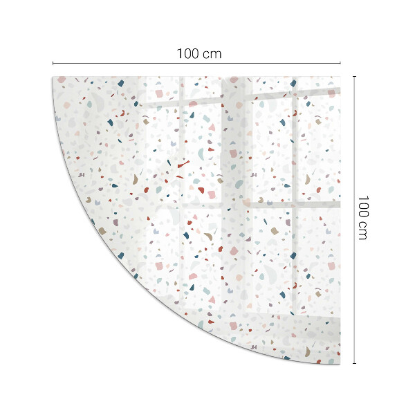 Vetro sotto il camino Motivo con piccole forme