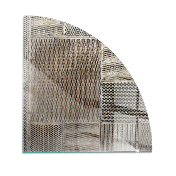 Vetro sotto il camino Modello di lamiera perforata