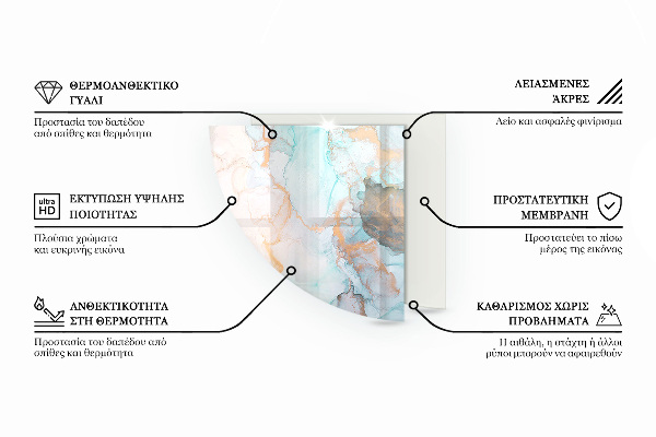 Vetro sotto il camino Texture della superficie della pietra