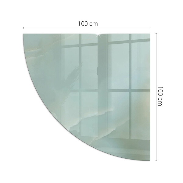 Vetro sotto il camino Delicato motivo marmoreo