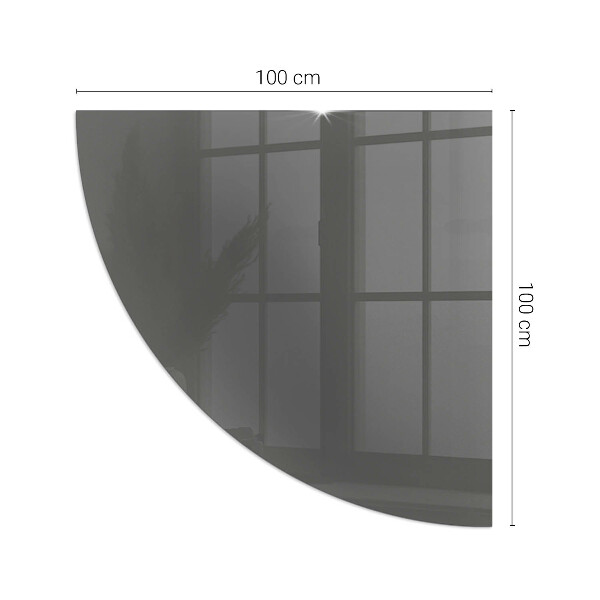 Vetro sotto il camino Colore Grigio-marrone