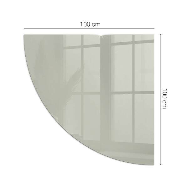 Vetro sotto il camino Colore Grigio-verde