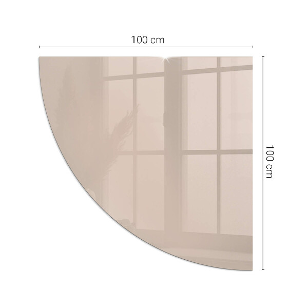 Vetro sotto il camino Colore Marrone chiaro