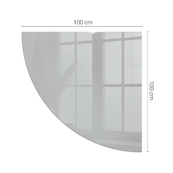 Vetro sotto il camino Colore Grigio chiaro