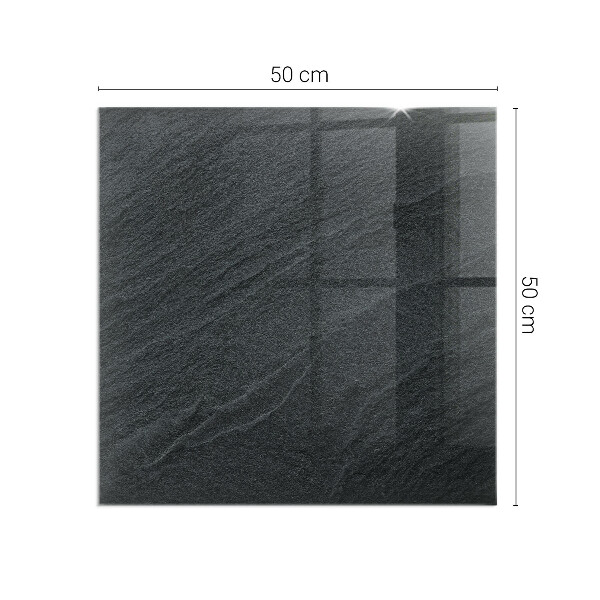 Quadrata vetro sotto stufa Texture della pietra naturale