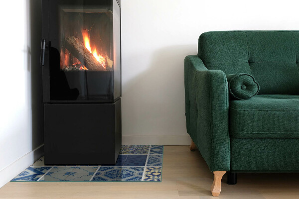 Quadrata vetro sotto stufa Modelli di piastrelle in ceramica