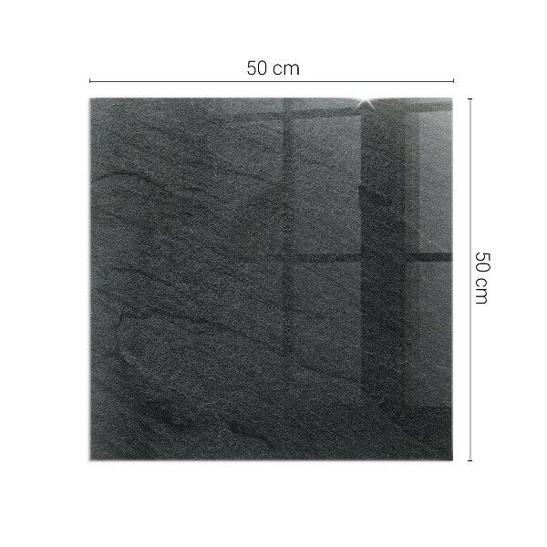 Quadrata vetro sotto stufa Texture della superficie della pietra