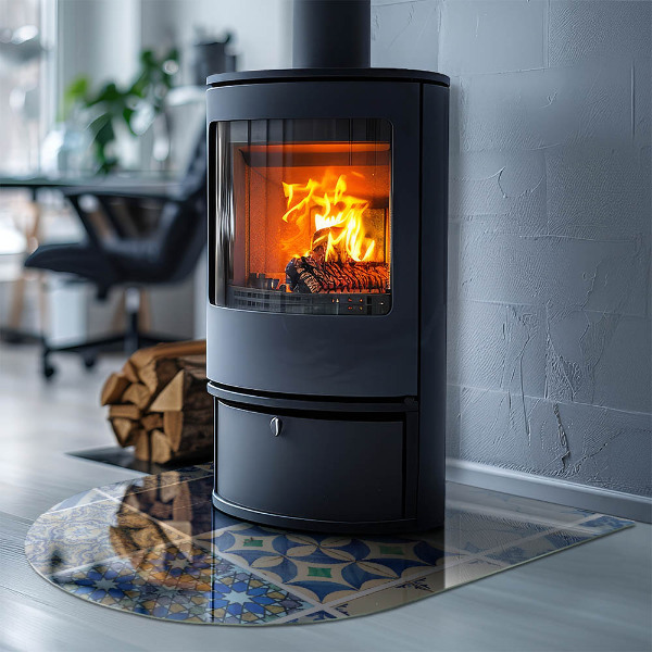 Lastra in vetro per caminetto Modelli di piastrelle in ceramica