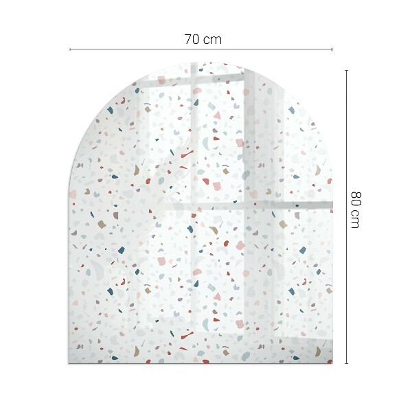 Lastra in vetro per caminetto Motivo con piccole forme