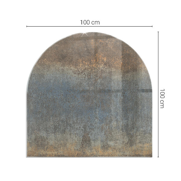 Lastra in vetro per caminetto Motivo di trama astratto