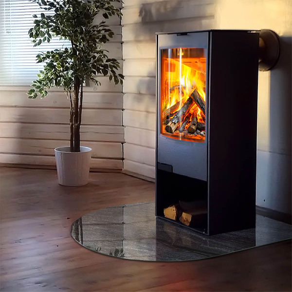 Lastra in vetro per caminetto Texture della superficie della pietra