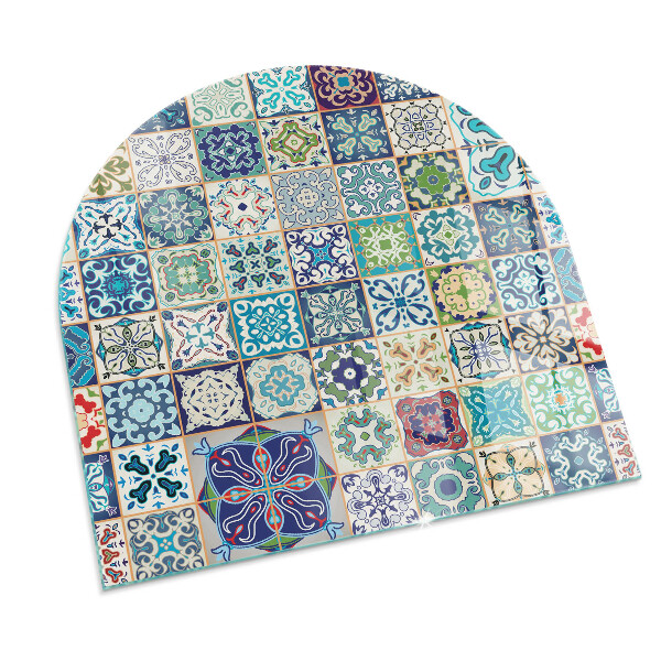 Lastra in vetro per caminetto Motivi a mosaico su piastrelle