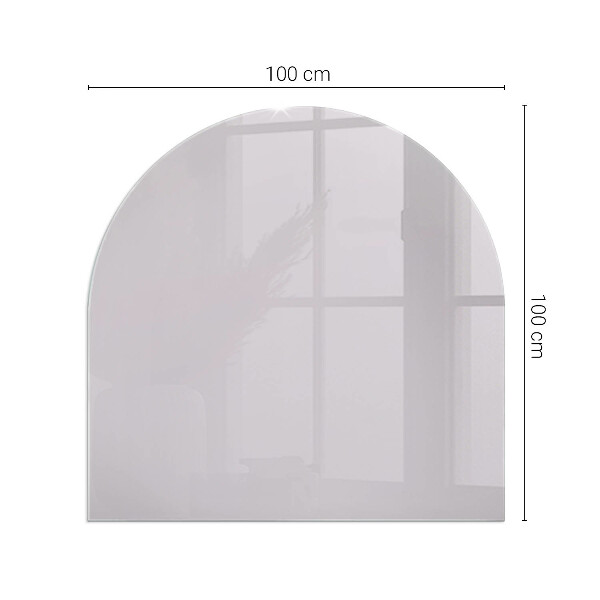Lastra in vetro per caminetto Colore viola chiaro