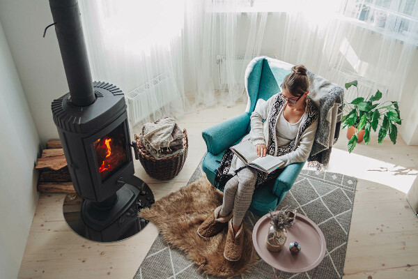 Rotonda vetro sotto stufa Nuvola astratta di solidi