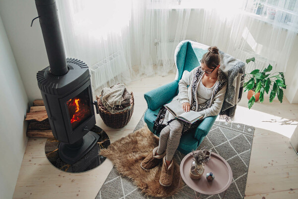 Rotonda vetro sotto stufa Marmo elegante con venature