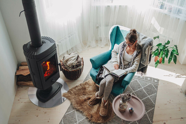 Rotonda vetro sotto stufa Colore bianco