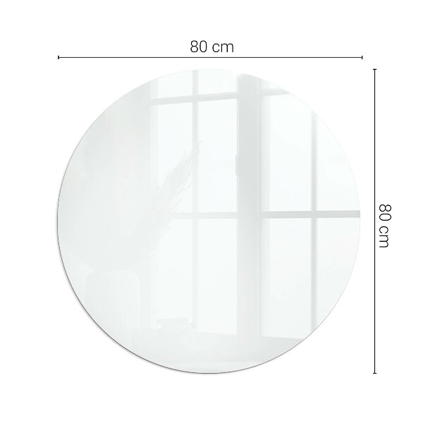 Rotonda vetro sotto stufa Colore bianco