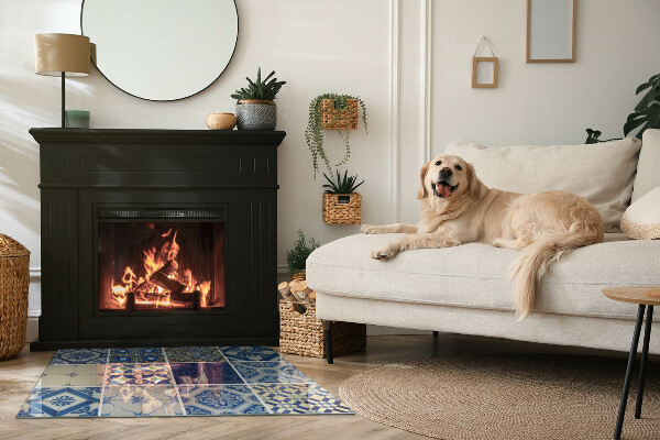 Rettangolare vetro sotto stufa Modelli di piastrelle in ceramica