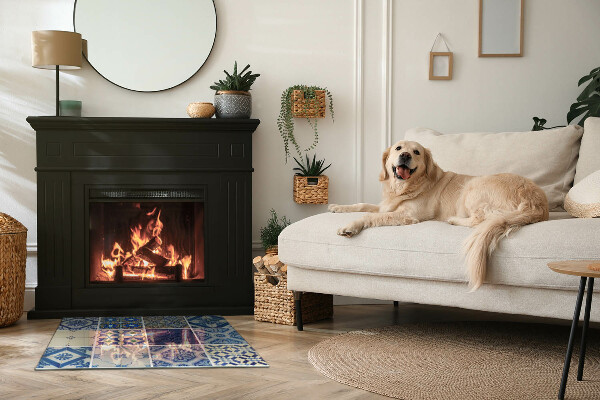 Rettangolare vetro sotto stufa Modelli di piastrelle in ceramica