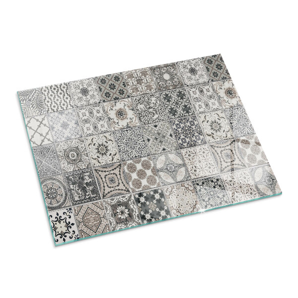 Rettangolare vetro sotto stufa Motivi decorativi per piastrelle