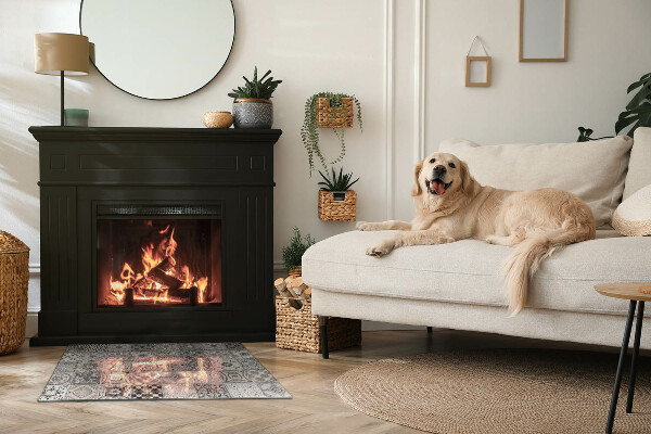 Rettangolare vetro sotto stufa Motivi decorativi per piastrelle