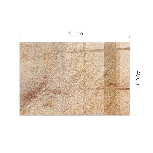 Rettangolare vetro sotto stufa Texture della pietra naturale