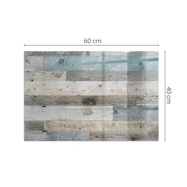Rettangolare vetro sotto stufa Tavole in diverse tonalità