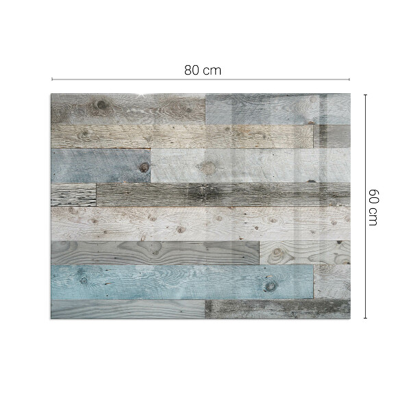 Rettangolare vetro sotto stufa Tavole in diverse tonalità