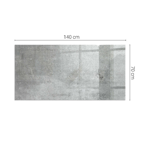 Rettangolare vetro sotto stufa Texture di cemento grezzo