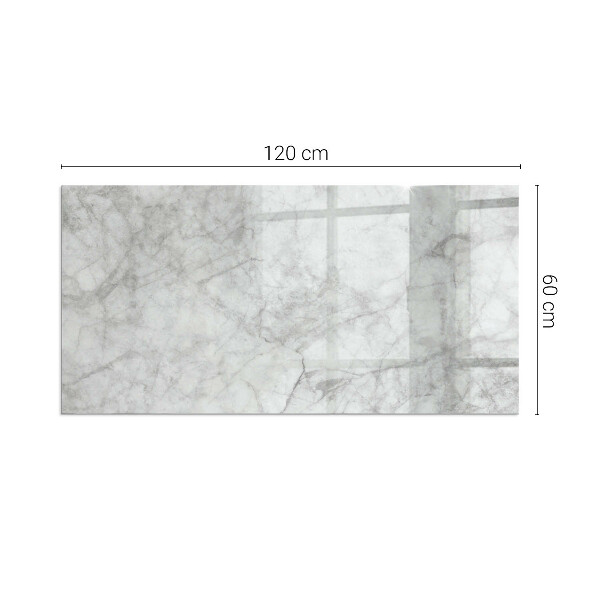 Rettangolare vetro sotto stufa Modello di struttura in marmo