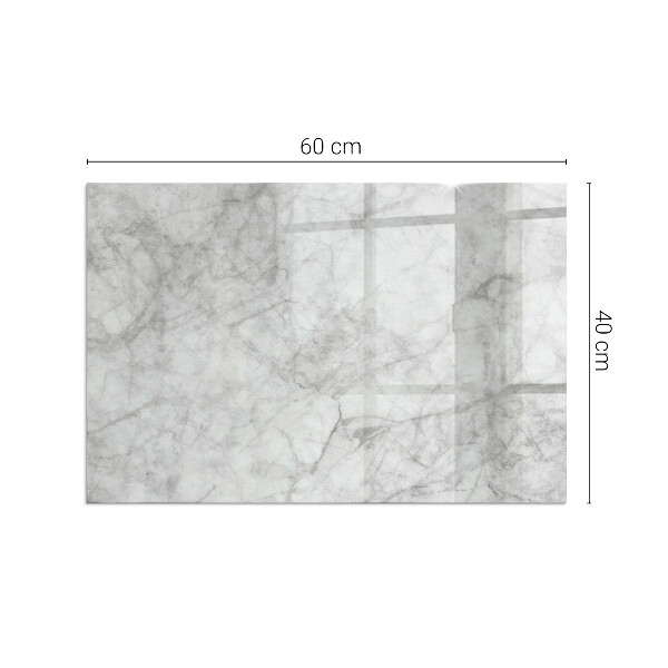 Rettangolare vetro sotto stufa Modello di struttura in marmo