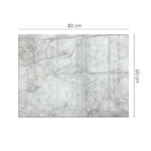 Rettangolare vetro sotto stufa Modello di struttura in marmo