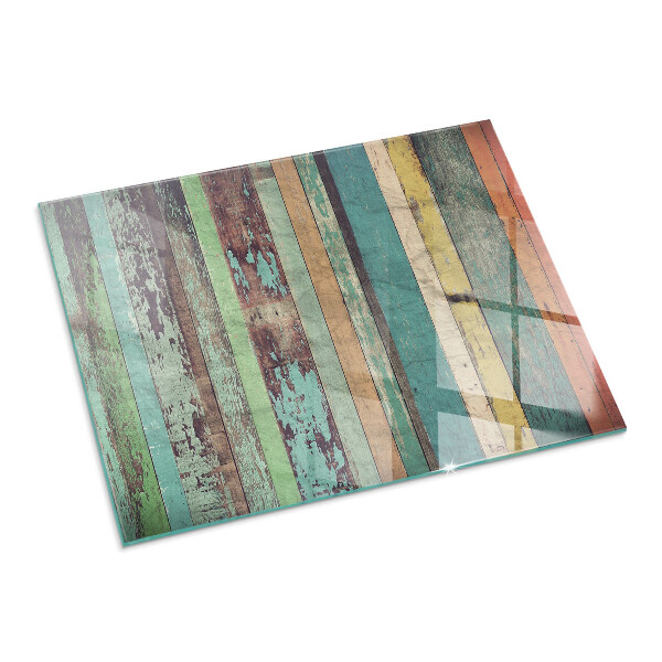 Rettangolare vetro sotto stufa Tavole in diverse tonalità