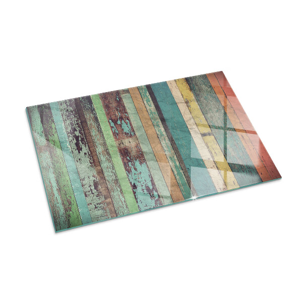 Rettangolare vetro sotto stufa Tavole in diverse tonalità