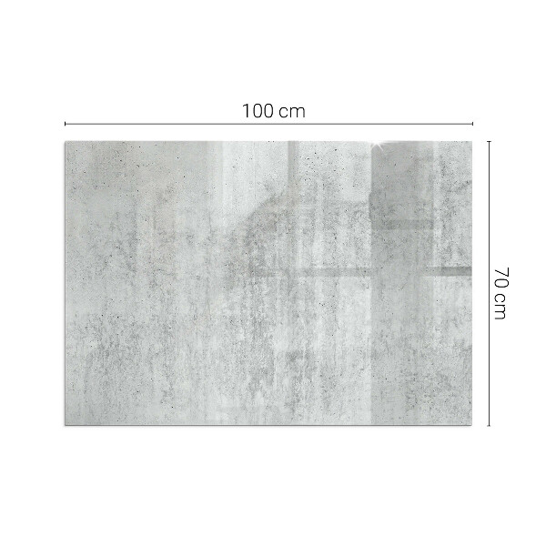 Rettangolare vetro sotto stufa Texture di cemento grezzo