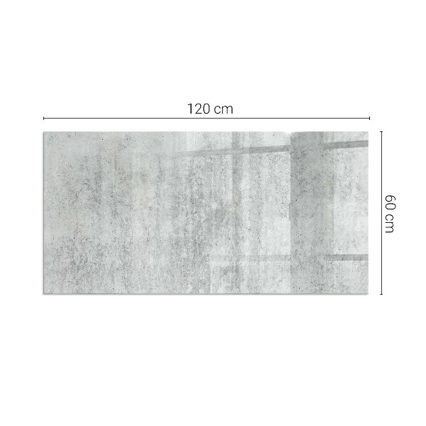 Rettangolare vetro sotto stufa Texture di cemento grezzo