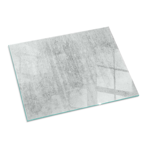 Rettangolare vetro sotto stufa Texture di cemento grezzo