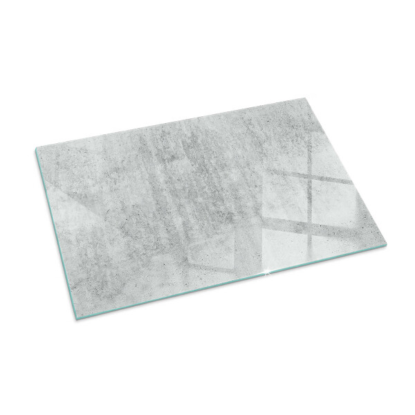 Rettangolare vetro sotto stufa Texture di cemento grezzo