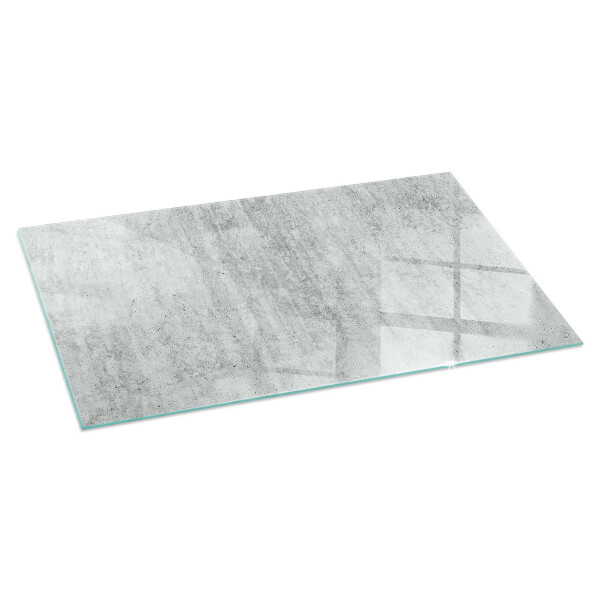 Rettangolare vetro sotto stufa Texture di cemento grezzo