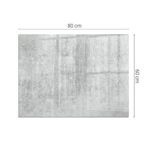 Rettangolare vetro sotto stufa Texture di cemento grezzo