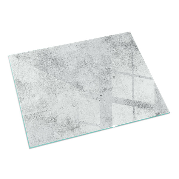 Rettangolare vetro sotto stufa Texture di cemento grezzo