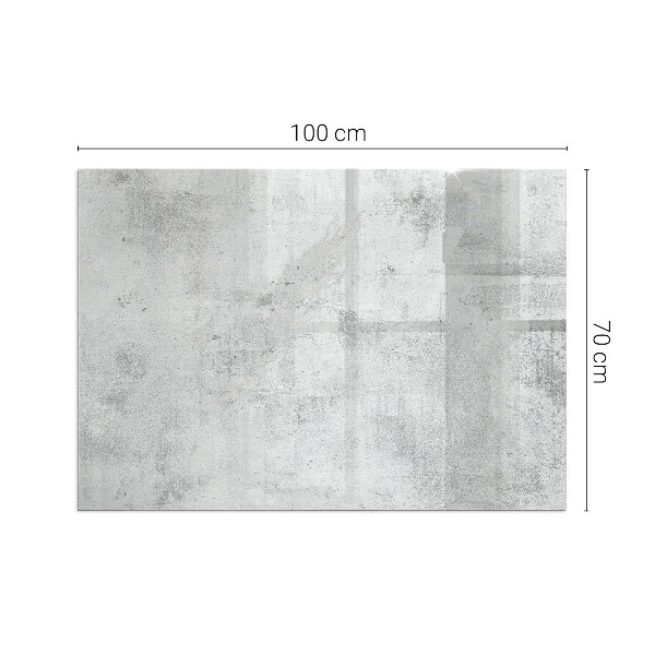 Rettangolare vetro sotto stufa Texture di cemento grezzo